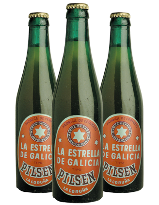 Botellas Estrella de Galicia Pilsen