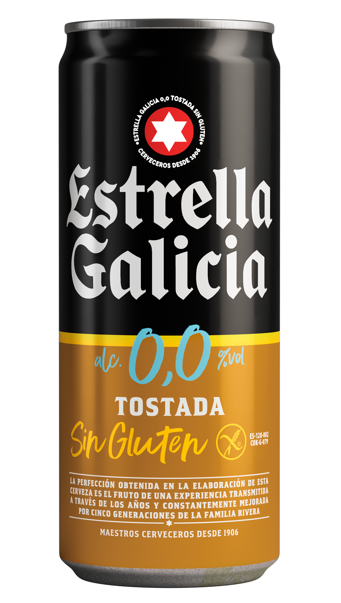 Botella Estrella Galicia 0,0 Tostada Sin Gluten