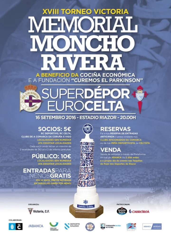 Cartel Memorial Moncho Rivera