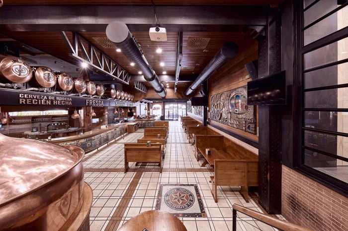 Perspectiva bar Estrella Galicia