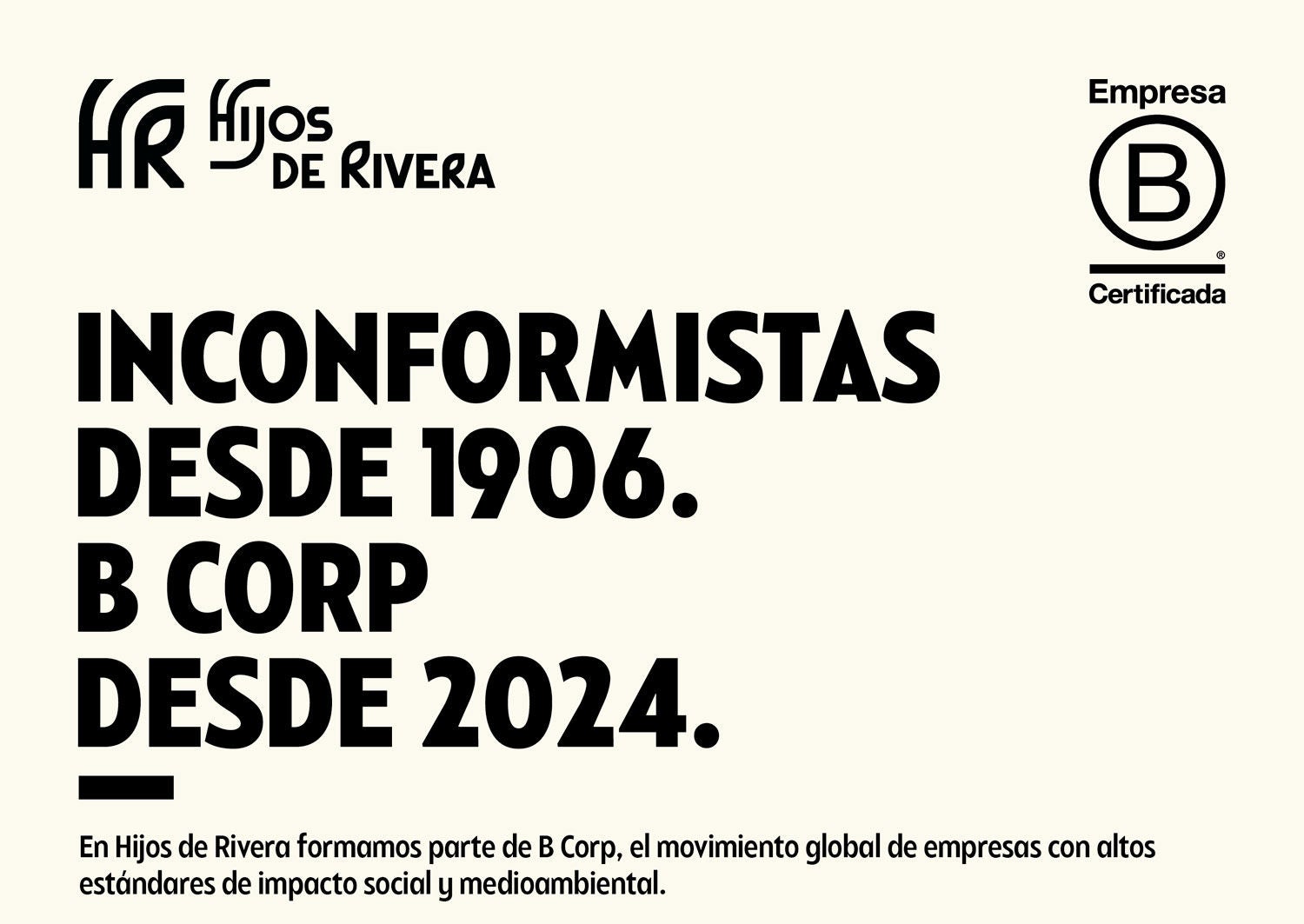 Inconformistas desde 1906