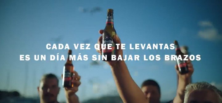 Estrella Galicia Prohibido Bajar los Brazos