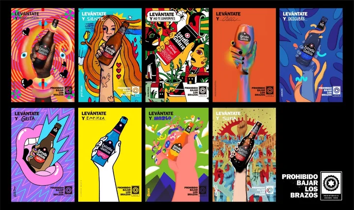 Estrella Galicia Inaugura el Arte No Bajar los Brazos 1