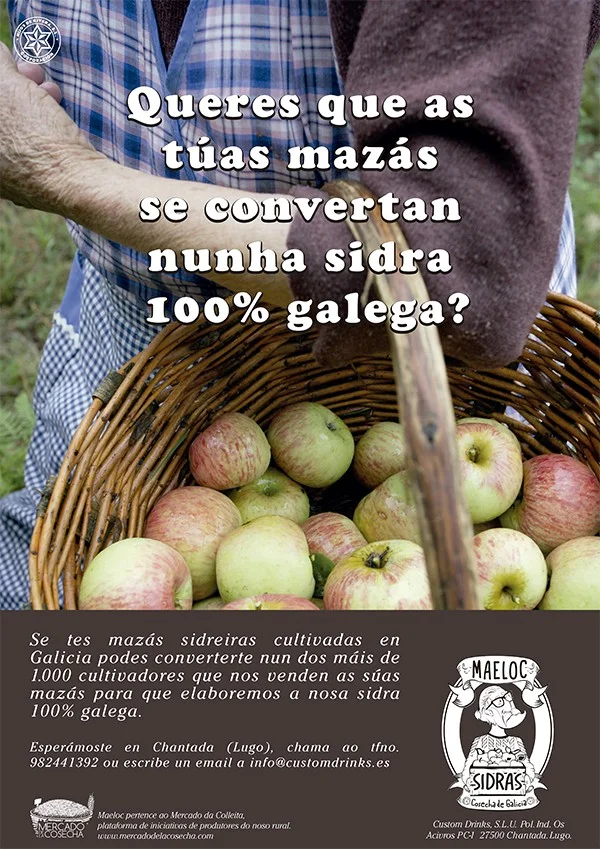 CARTEL MANZANEROS Galego
