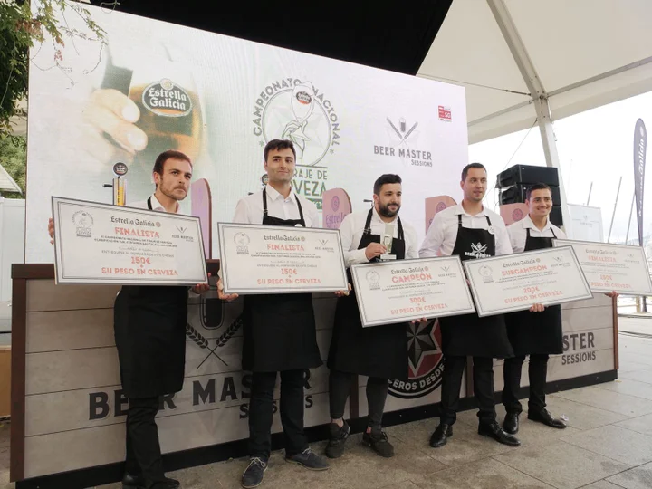 5 Finalistas Campeonato Tiraje Cerveza Estrella Galicia Certamen Galicia Sur