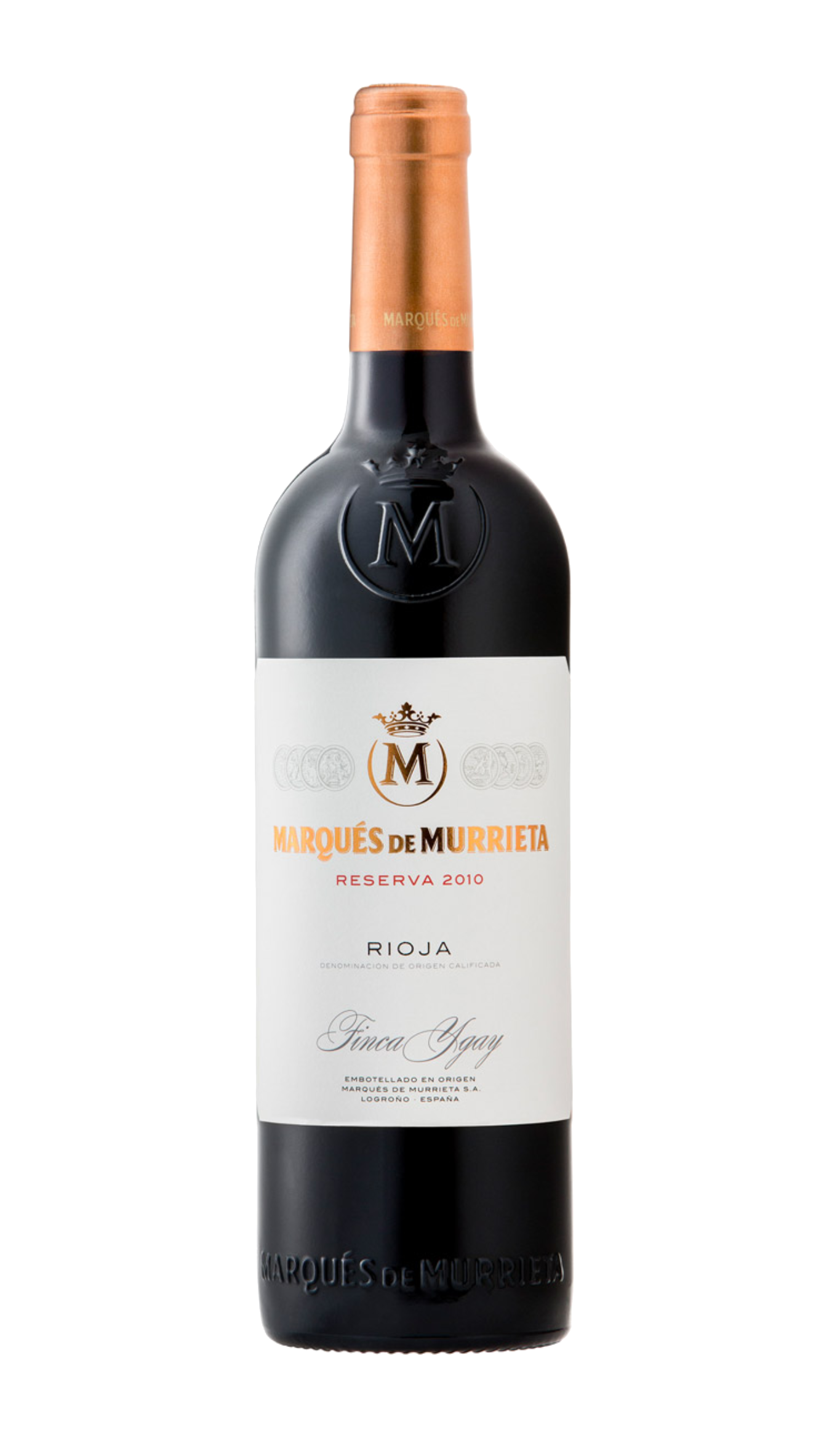 Botella vino Marqués de Murrieta reserva 2010