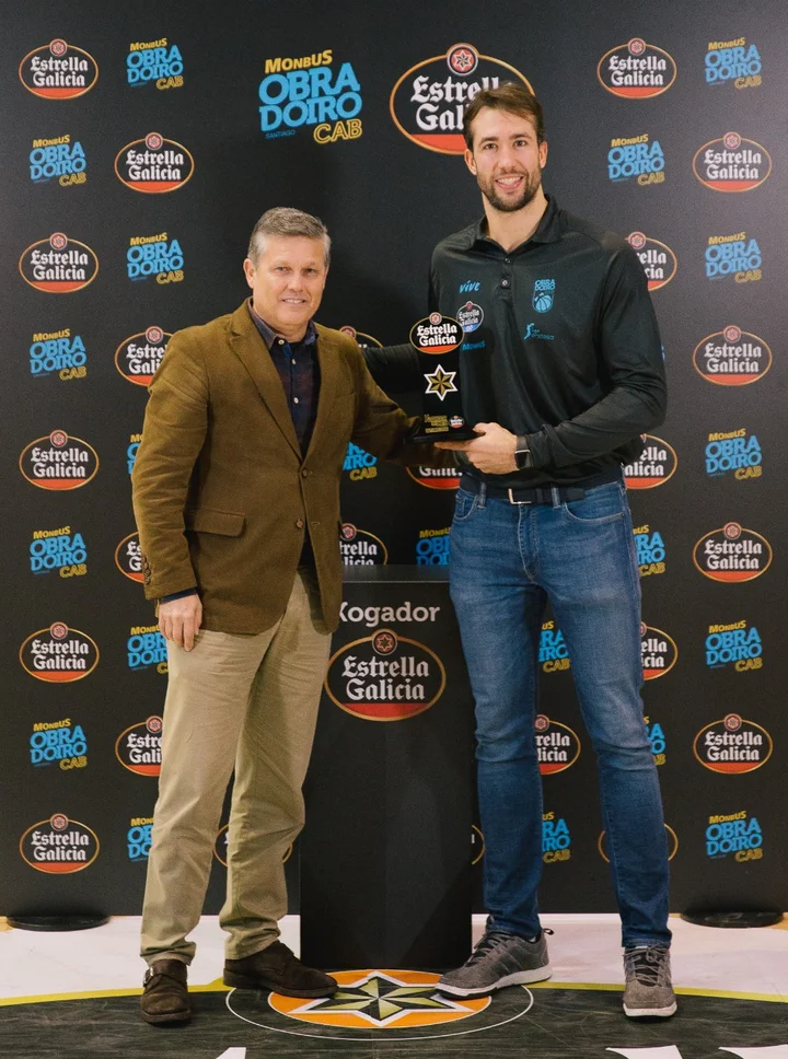 Jugador Estrella Galicia Octubre Obradoiro
