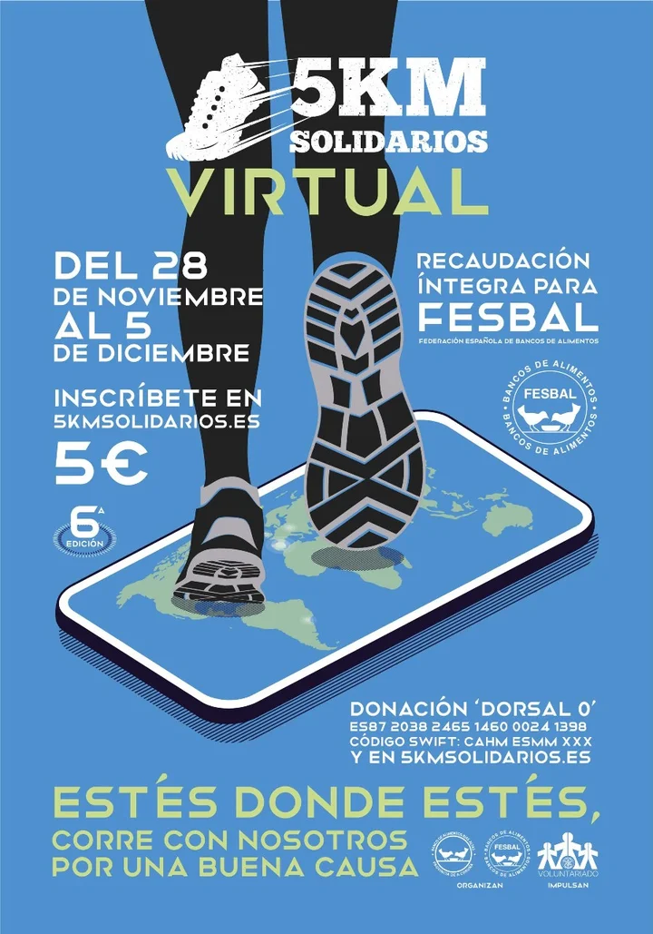 Cartel Carrera 5 Km 2020 2