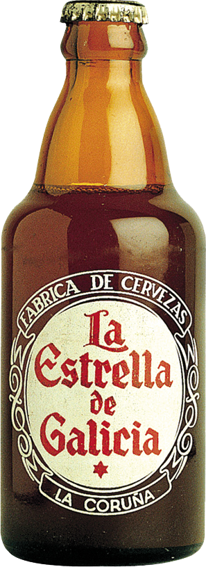 Botella Estrella Galicia 1945