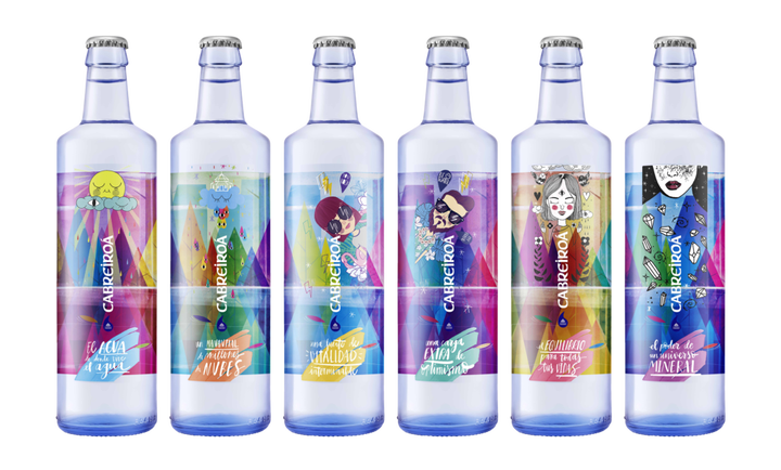 Bodegon 6 Botellas Vidrio Cabreiroa Mundo Piruu 01