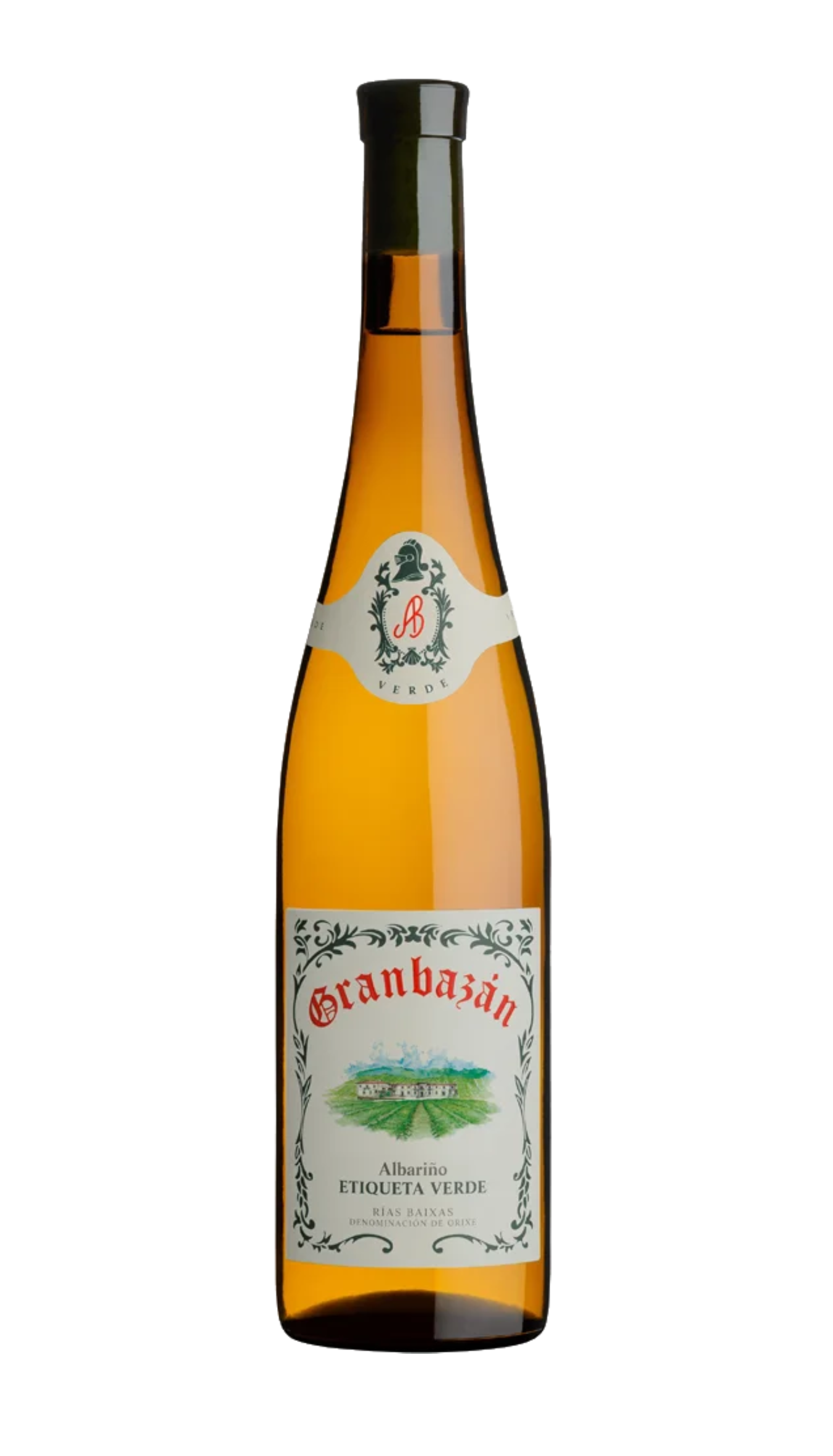 Botella vino Granbazán Albariño