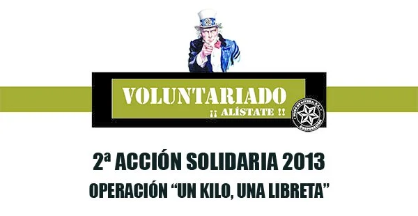 COMUNICADO VOLUNTARIADO 1 Kilo 1 Libreta