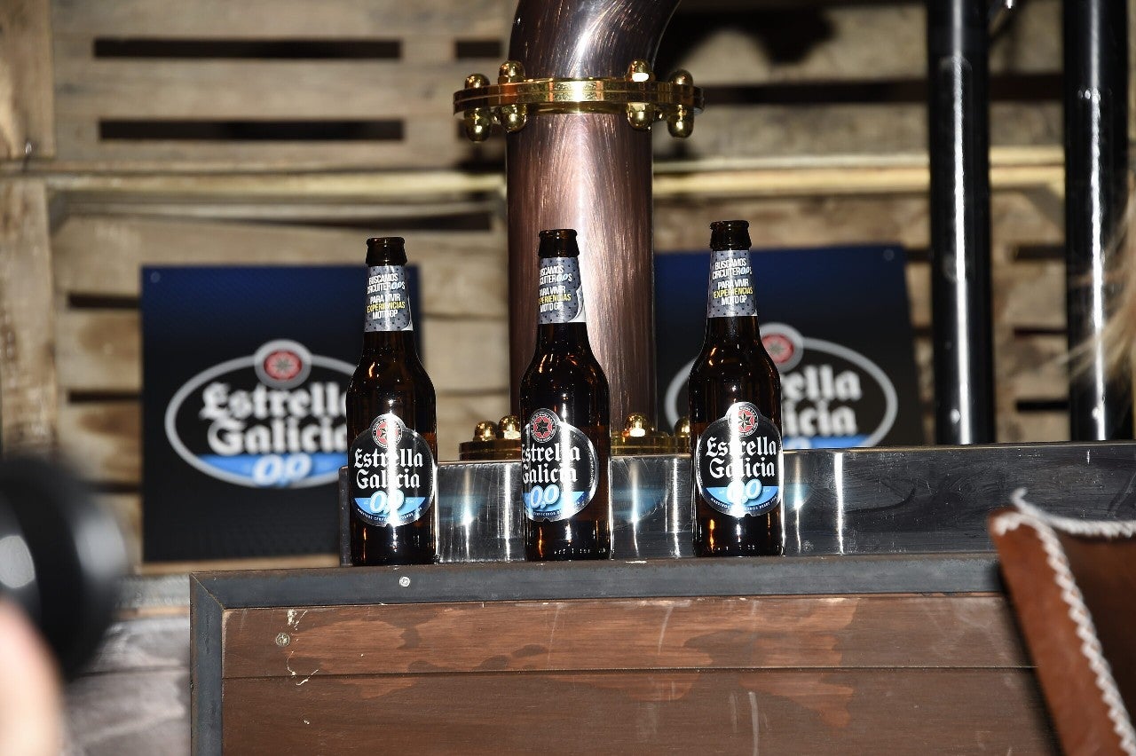 Botellas de Estrella Galicia 00, en el evento de fin de año en el karting Carlos Sainz Center el miércoles 18 de diciembre de 2019

JM RUBIO  +34629482791  *** Local Caption *** RUBIO