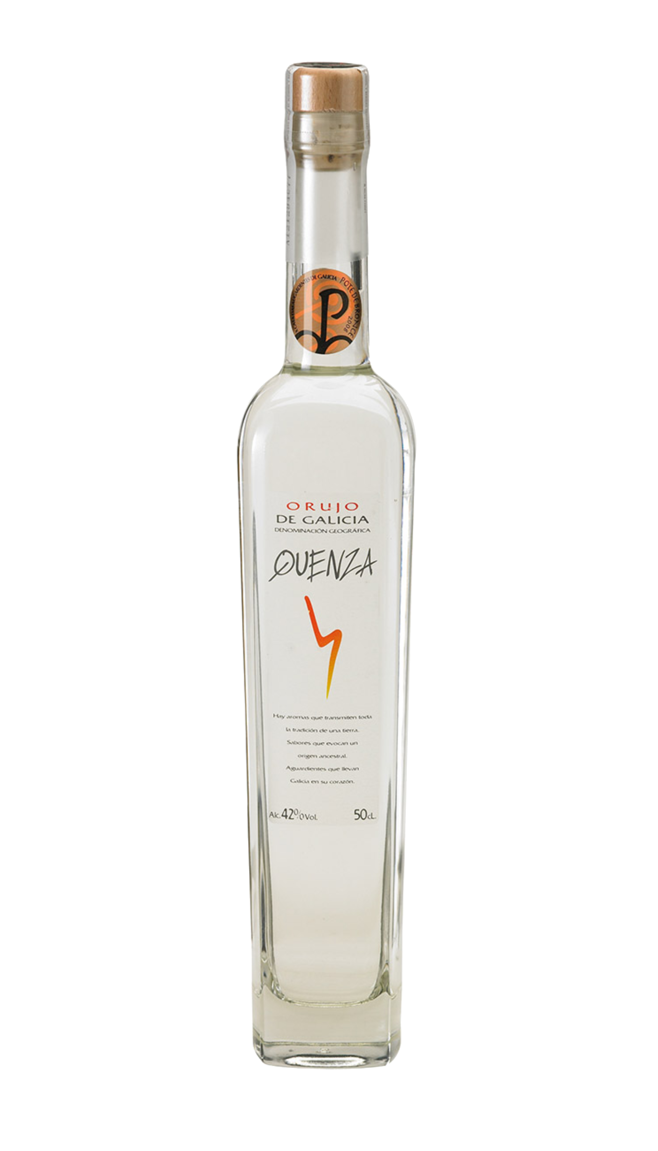 Botella Quenza Aguardiente de Orujo