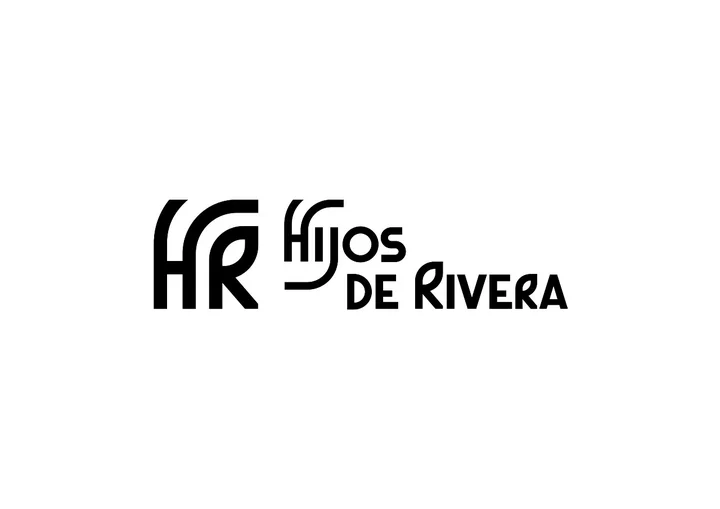 Logo Hijos Rivera Horizontal Negro 1