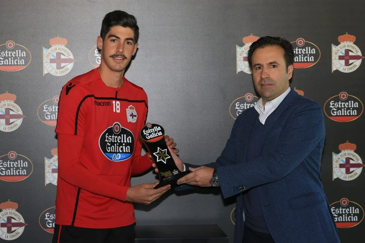 Jugador Estrella Galicia Octubre RC Deportivo