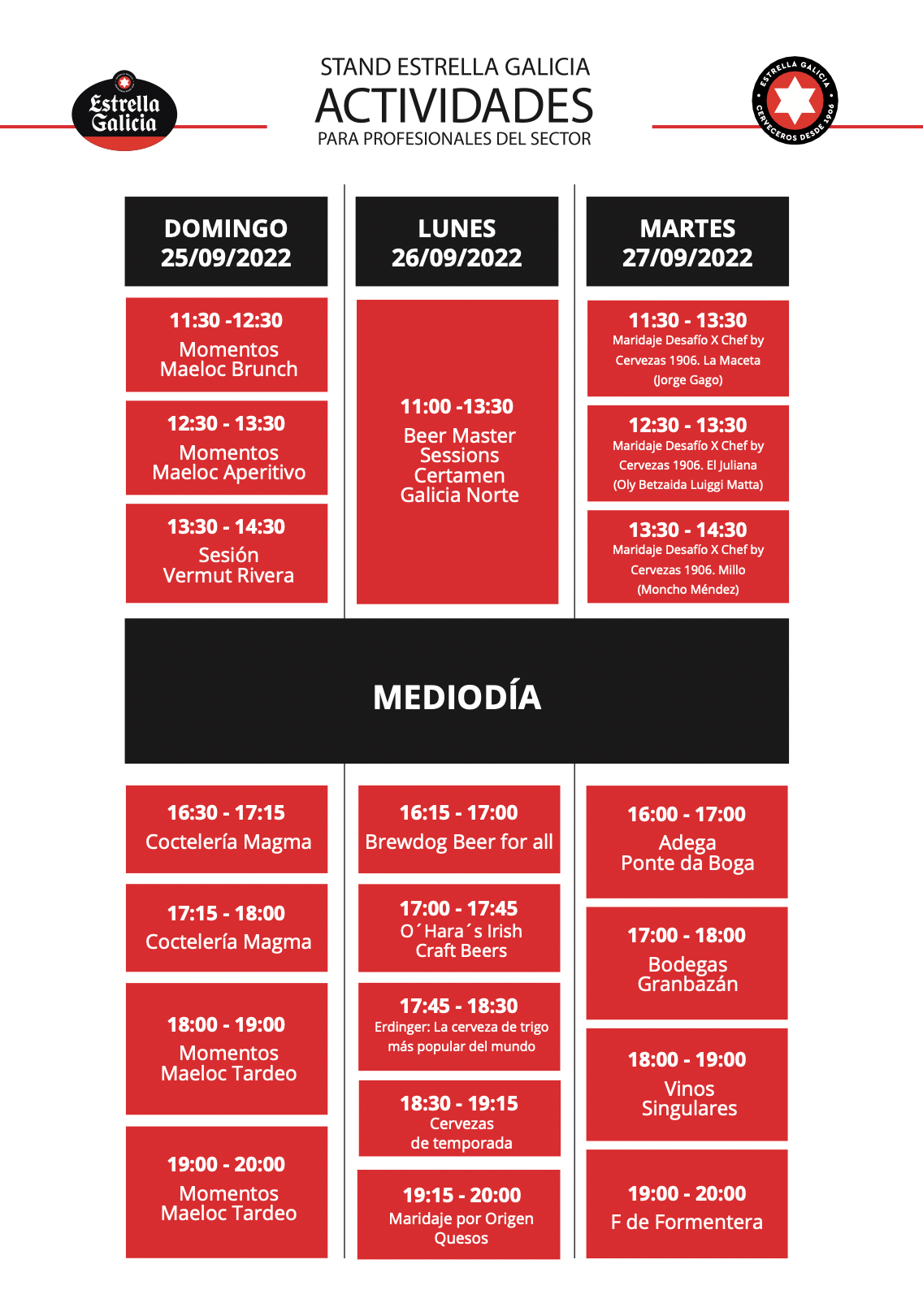 Escaleta FORUM 2022
