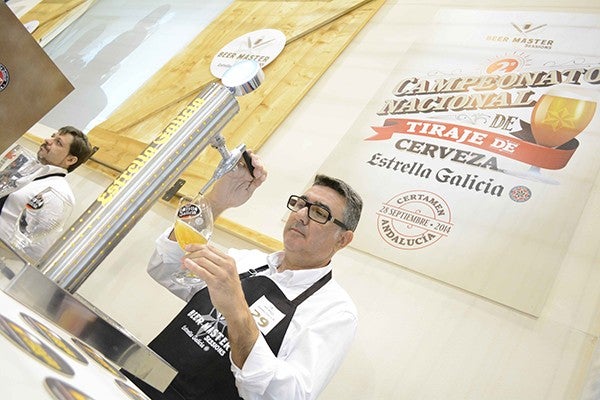 Javier Sanchez Mejor Tirador Cerveza Andalucia 2014