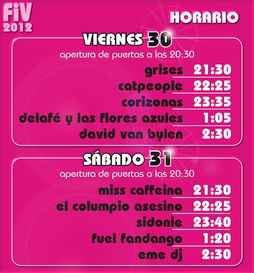 Fiv Horarios