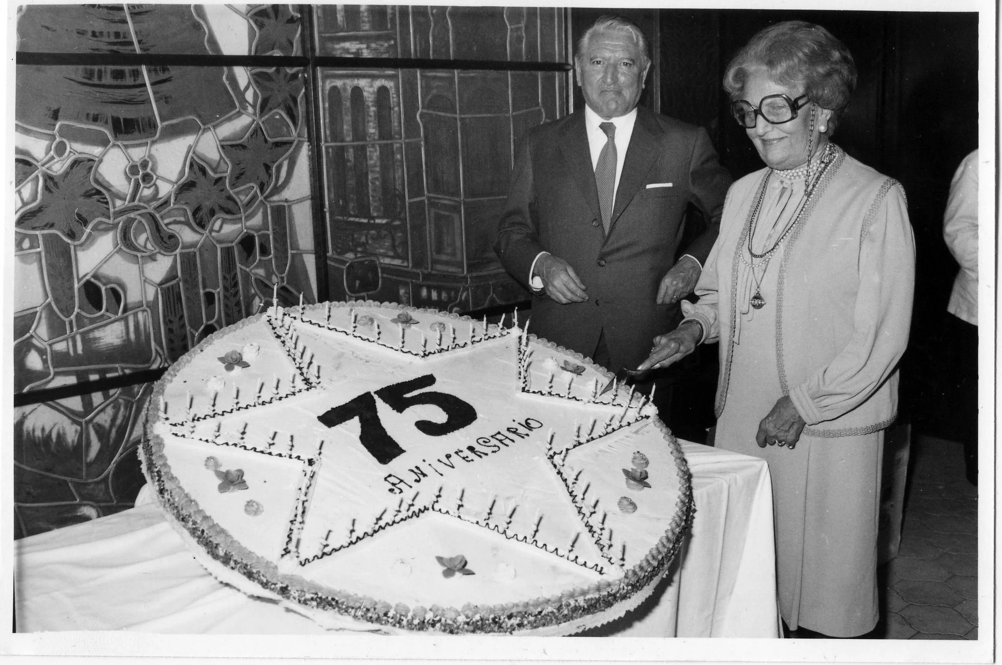 tarta 75 aniversario