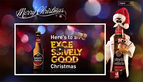 FELICITACION NAVIDAD ESTRELLA GALICIA