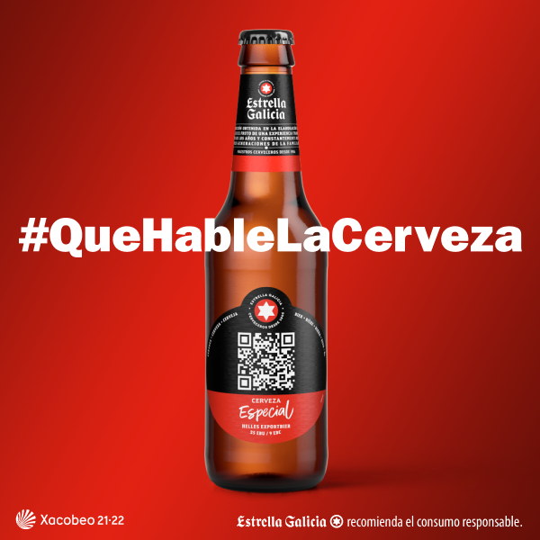 Grafica Que Hable la Cerveza Estrella Galicia