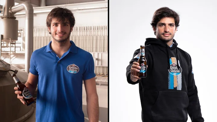 Carlos Sainz con Estrella Galicia 00 2013 2021