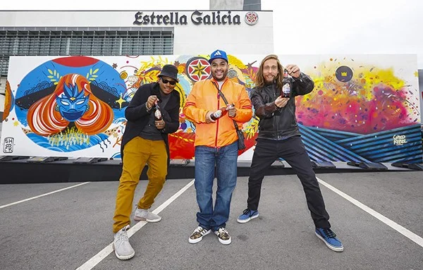 Grafiti Fábrica Estrella Galicia 1