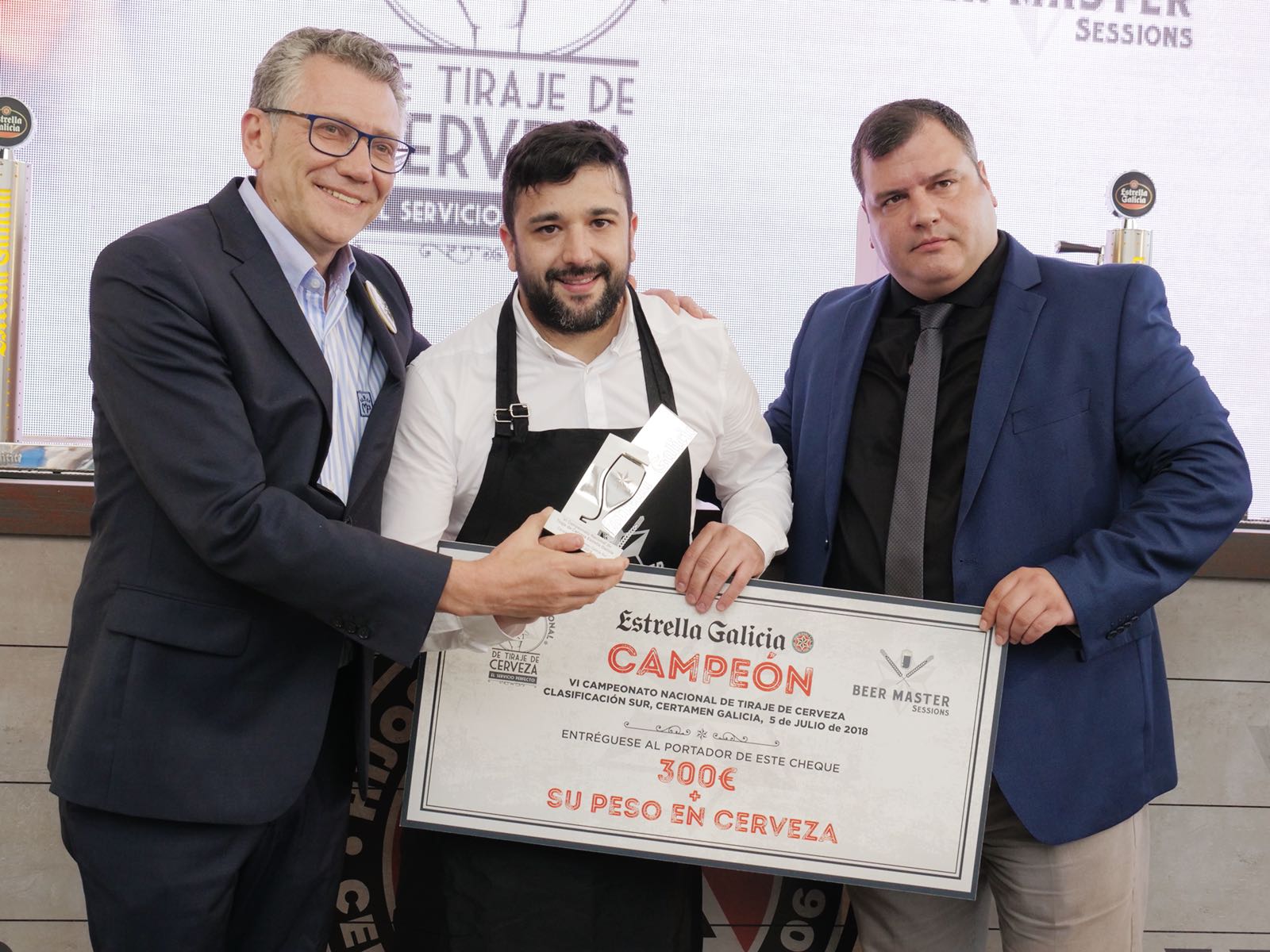 Campeon Campeonato Tiraje Cerveza Estrella Galicia Certamen Galicia Sur