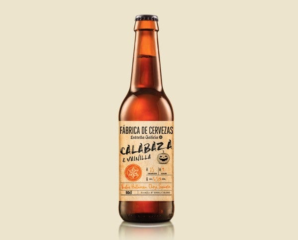 3 D Botella Calabaza y Vainilla