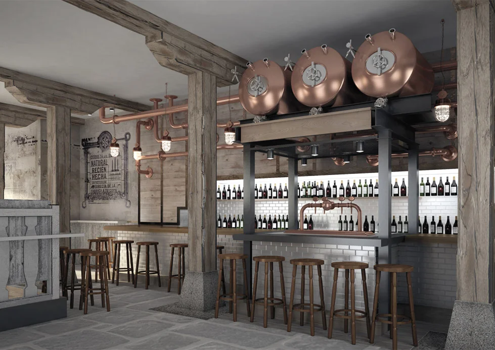 Bar mobiliario diseño Desymo