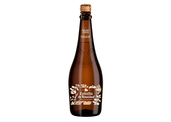 Botella Estrella Galicia Navidad 2018