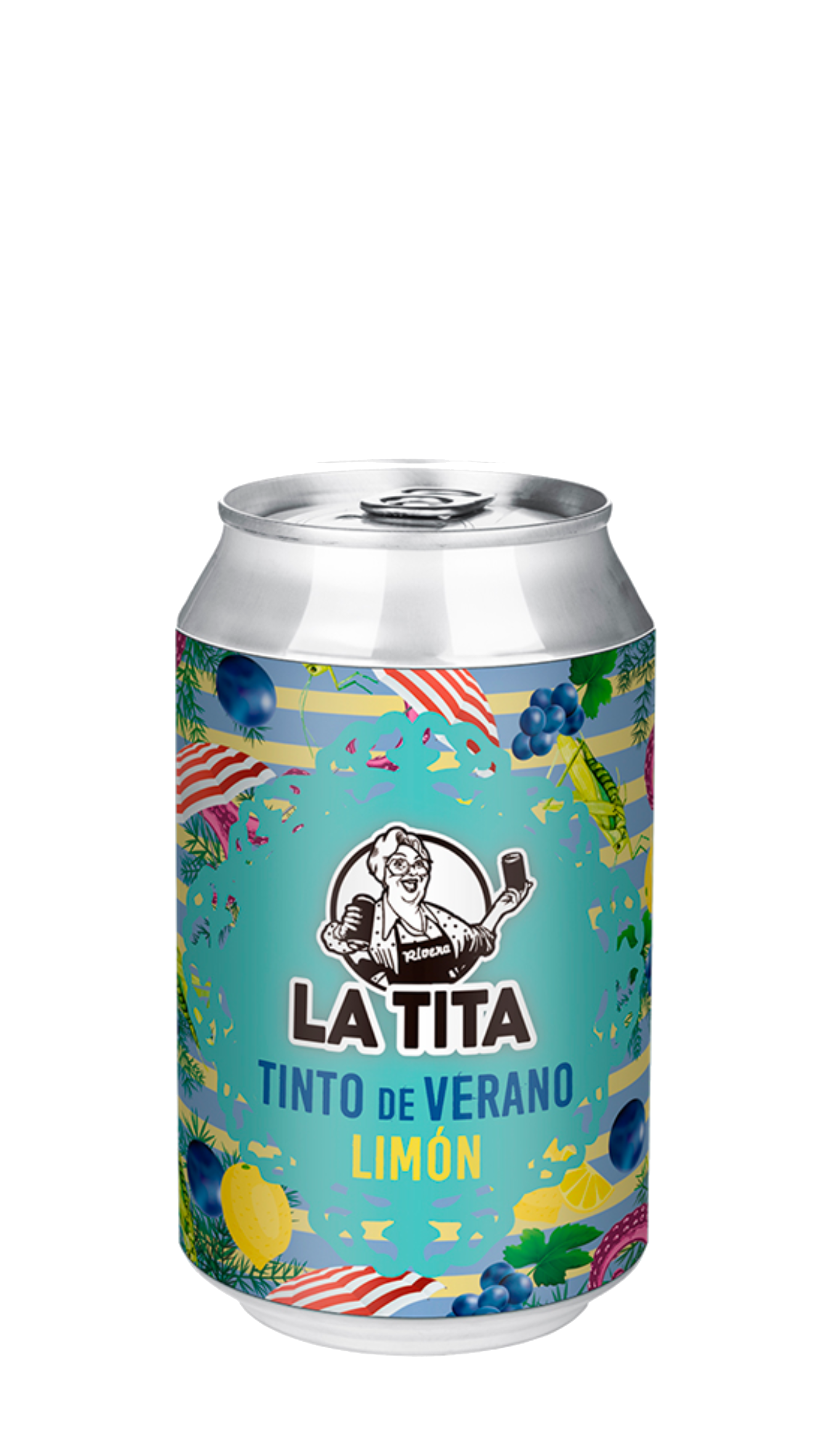 Lata Tinto de Verano de Limón La Tita