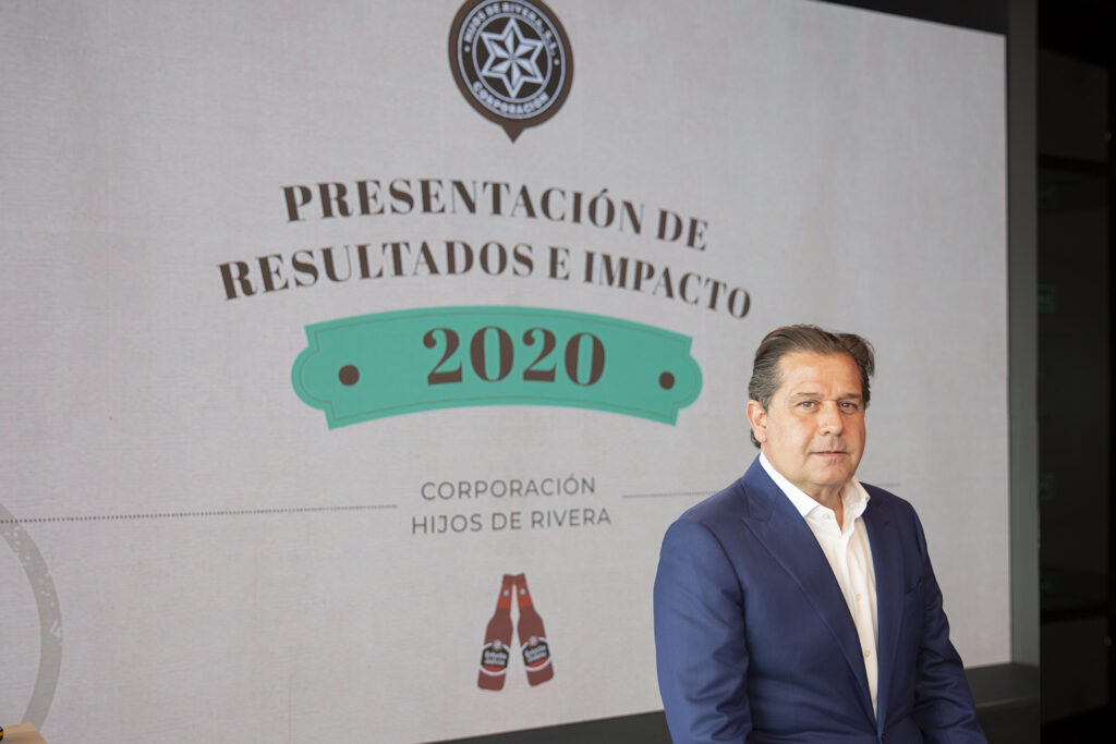 Ignacio Rivera presentación de resultados Corporación Hijos de Rivera ejercicio 2020